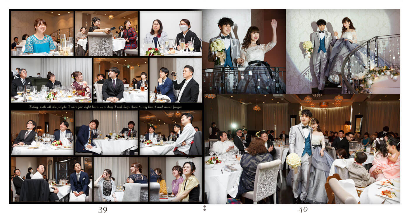 39～40ページ グラマシースイート邸 結婚式アルバム