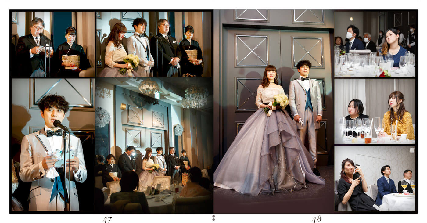 47～48ページ グラマシースイート邸 結婚式アルバム