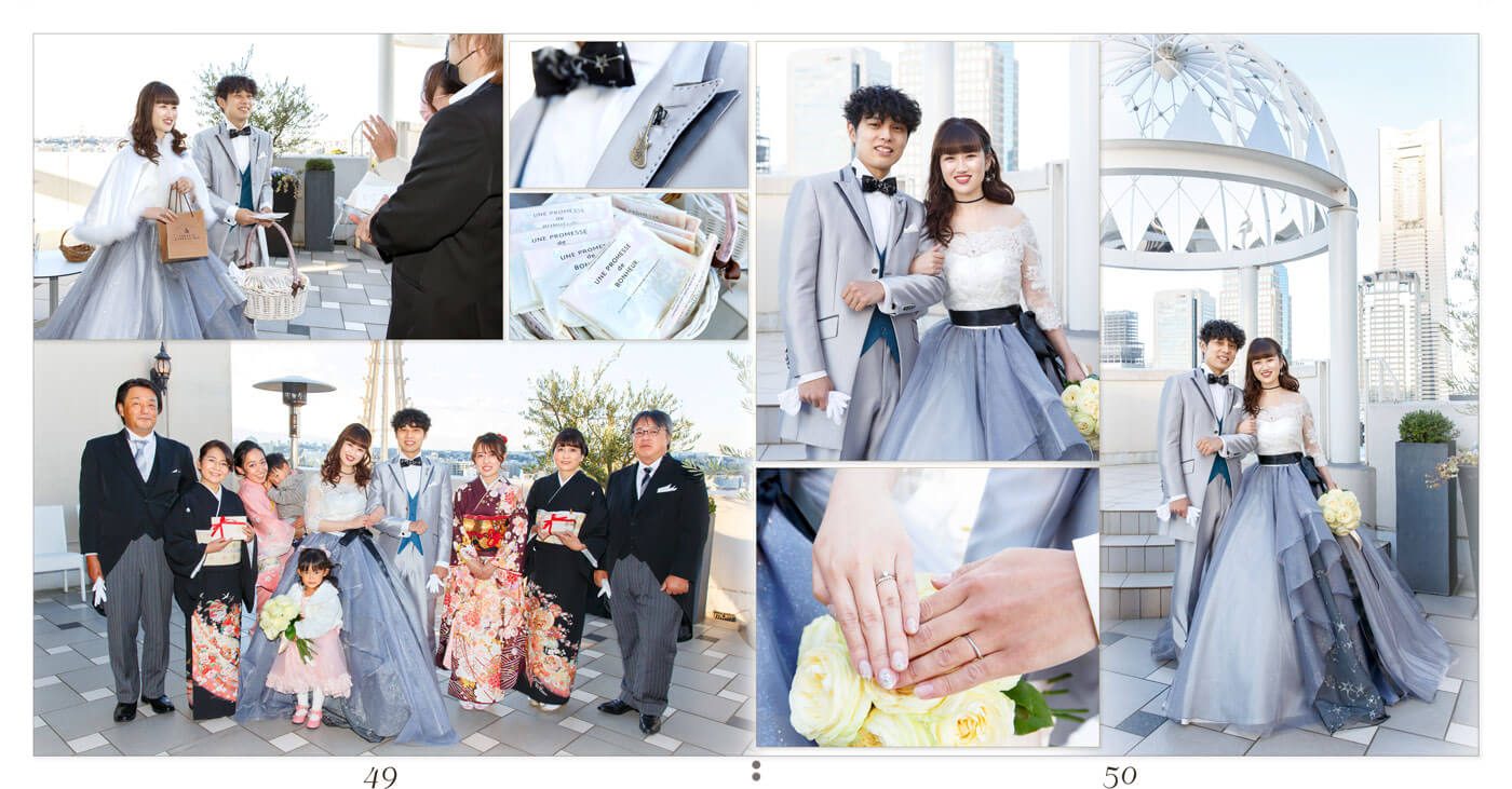 49～50ページ グラマシースイート邸 結婚式アルバム