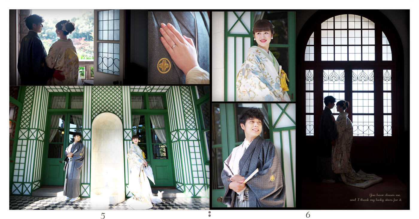 5～6ページ 伊勢山ヒルズ 前撮りアルバム