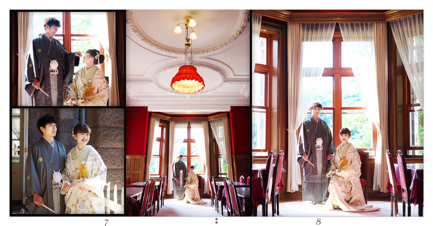 7～8ページ 伊勢山ヒルズ 前撮りアルバム