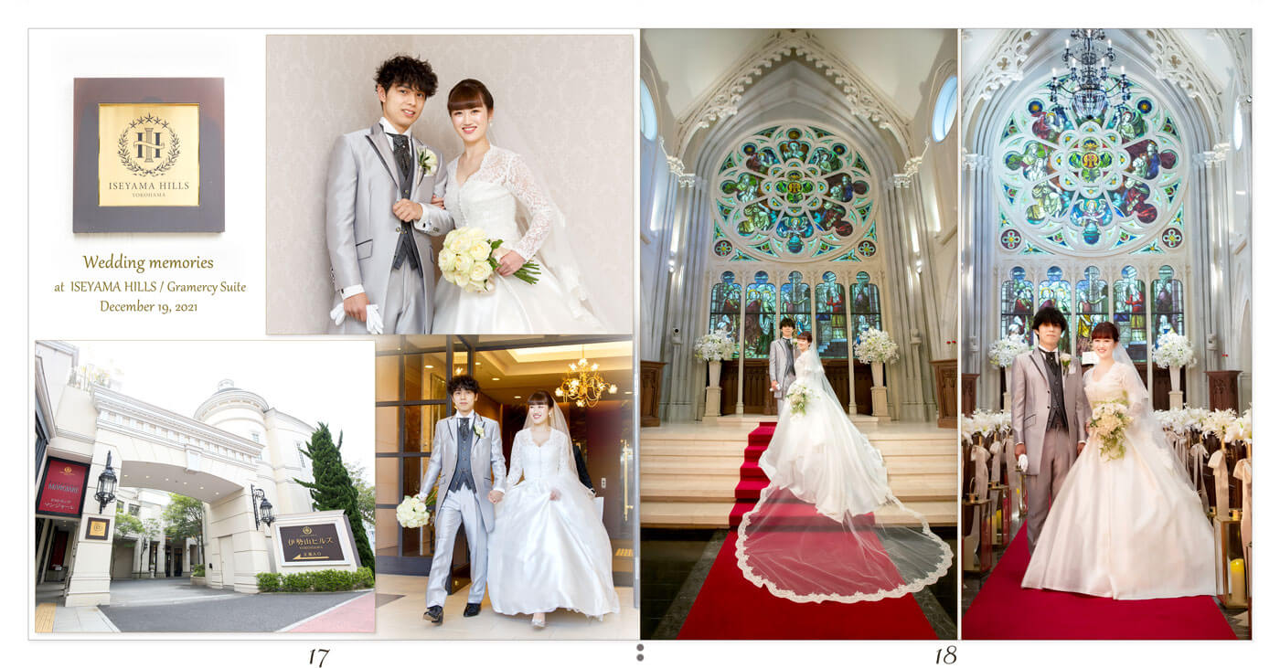 17～18ページ 伊勢山ヒルズ 結婚式アルバム