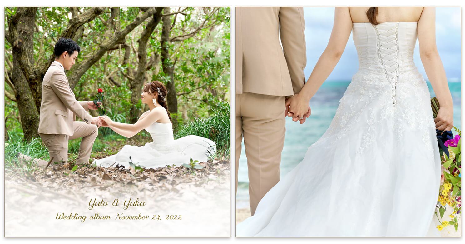 ANAインターコンチネンタル石垣リゾート 結婚式アルバム 表紙