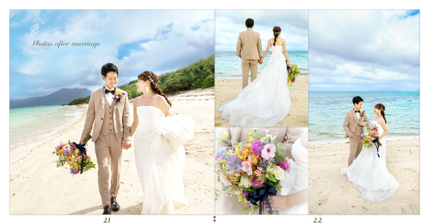 21～22ページ ANAインターコンチネンタル石垣リゾート 結婚式アルバム