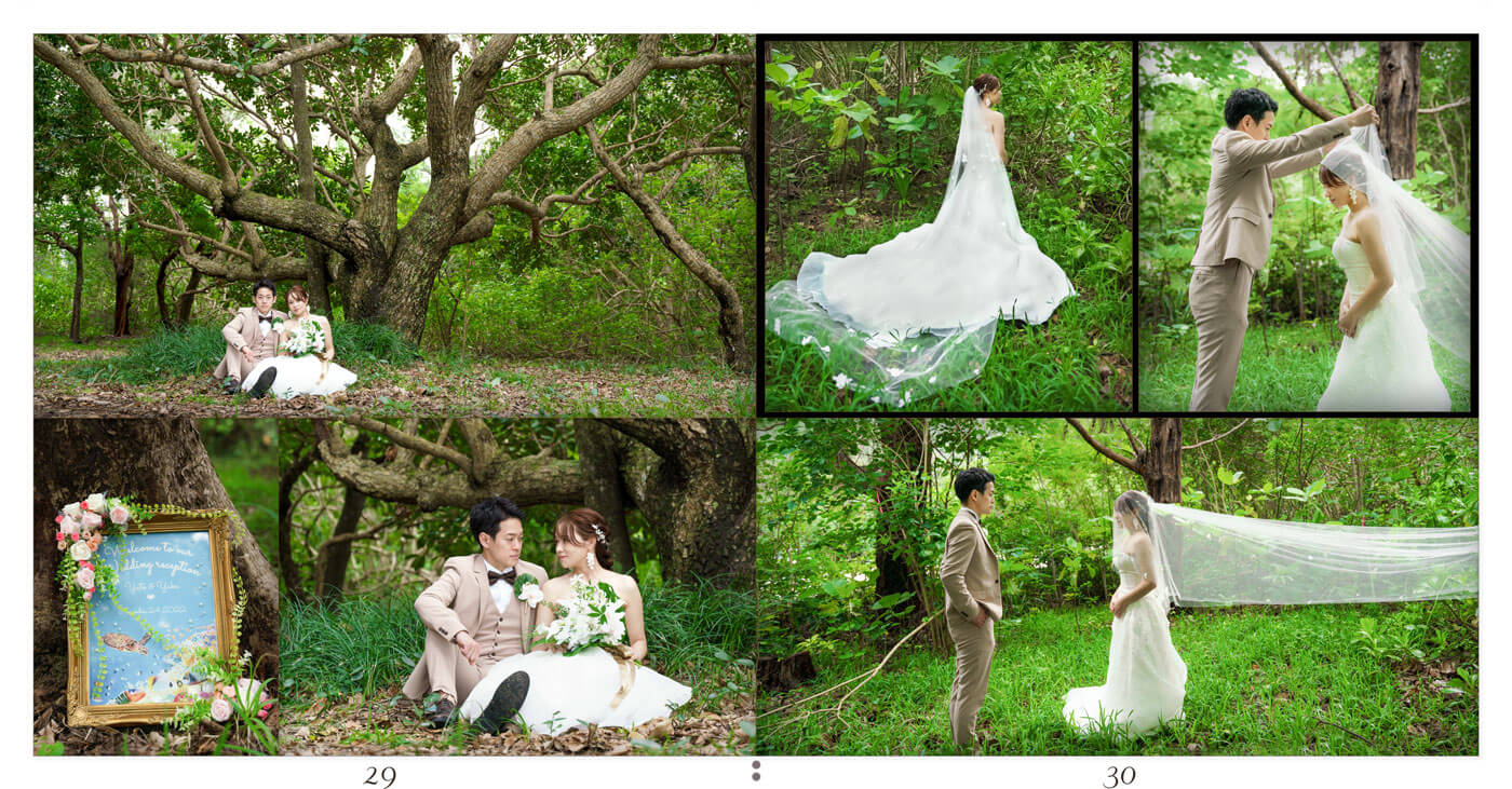 29～30ページ ANAインターコンチネンタル石垣リゾート 結婚式アルバム
