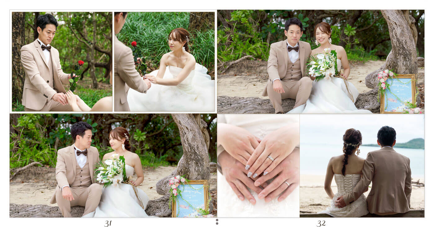 31～32ページ ANAインターコンチネンタル石垣リゾート 結婚式アルバム