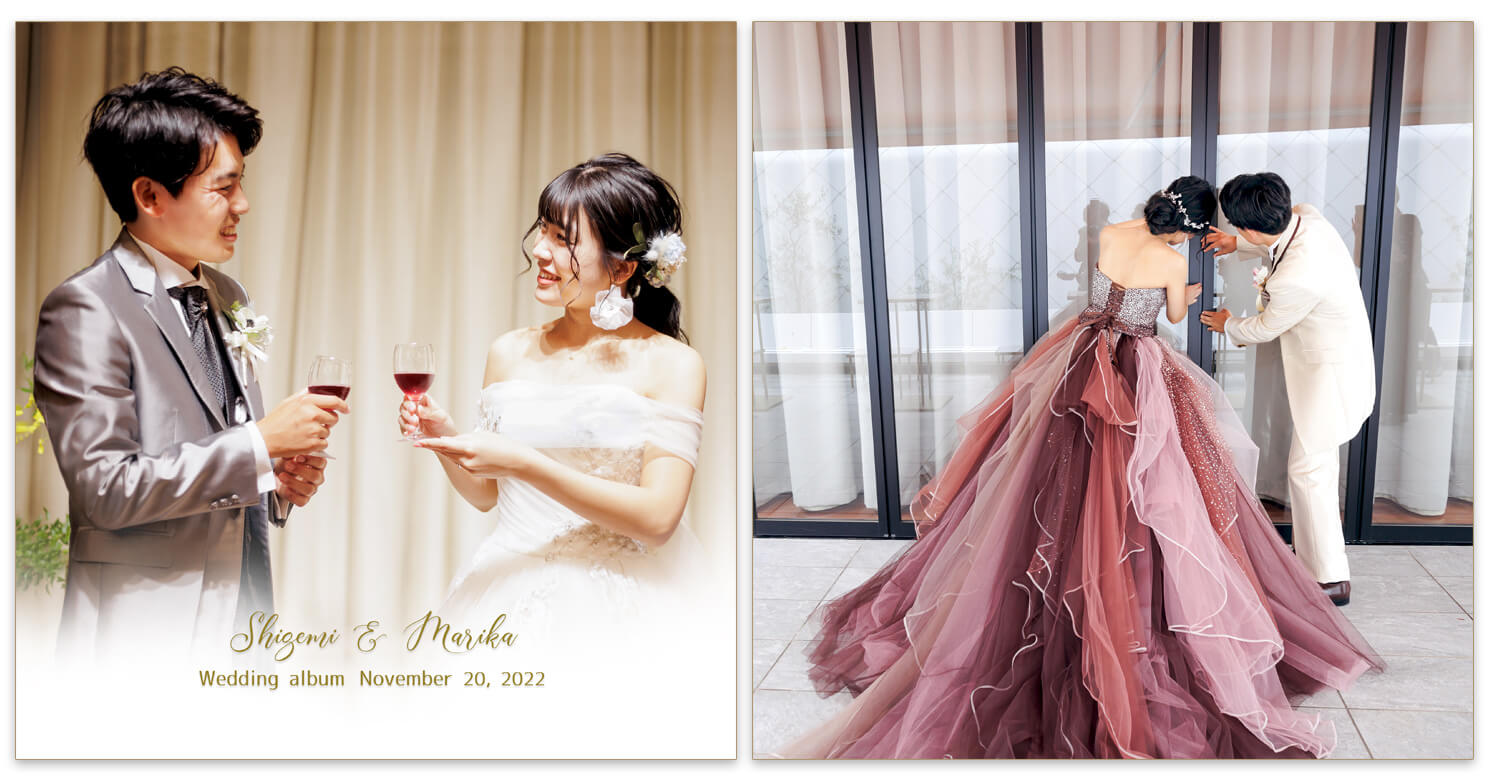 ガーデンベルズ宮崎 結婚式アルバム 表紙