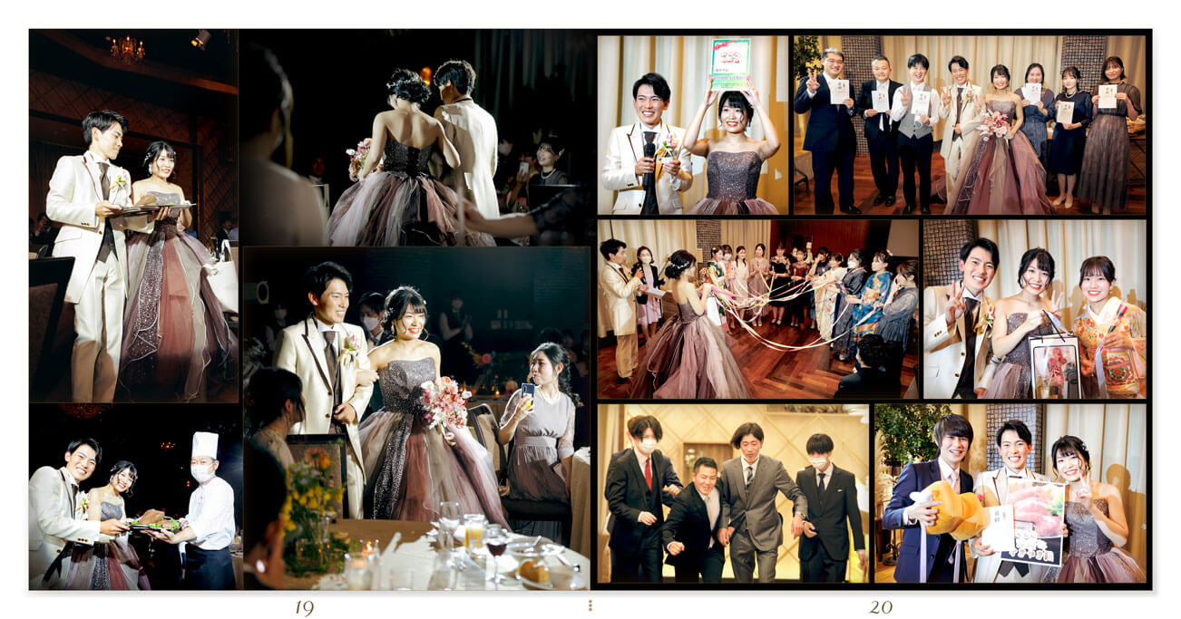 19～20ページ ガーデンベルズ宮崎 結婚式アルバム