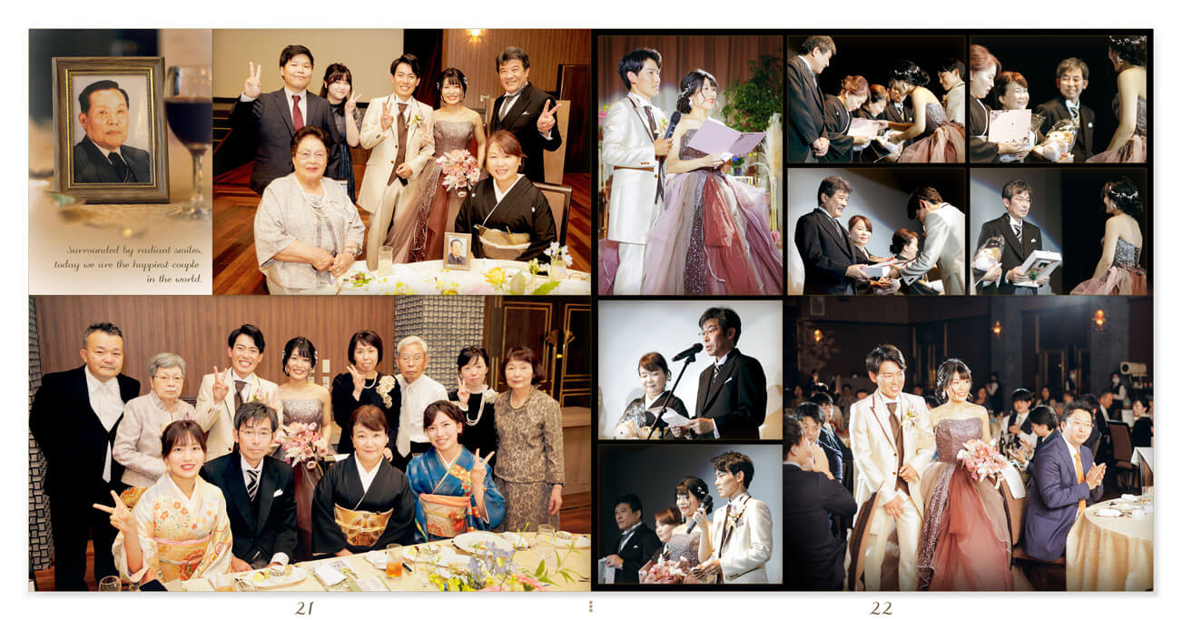 21～22ページ ガーデンベルズ宮崎 結婚式アルバム