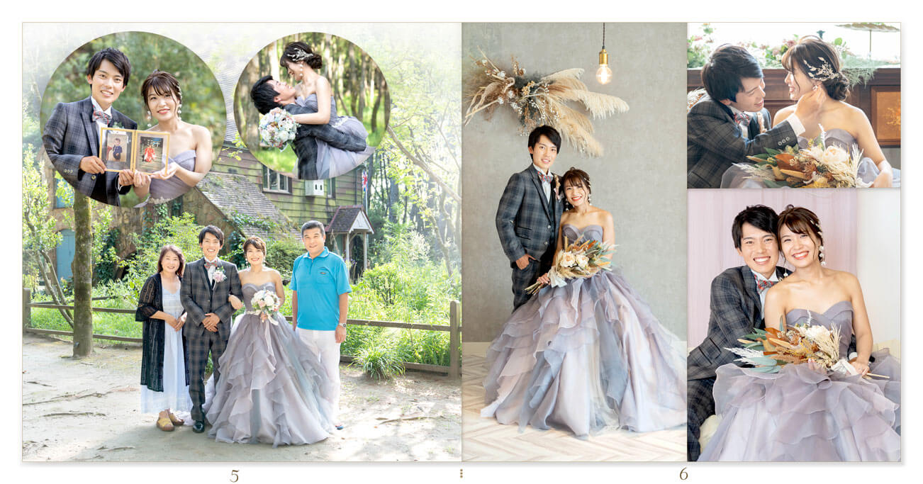 5～6ページ ガーデンベルズ宮崎 結婚式アルバム