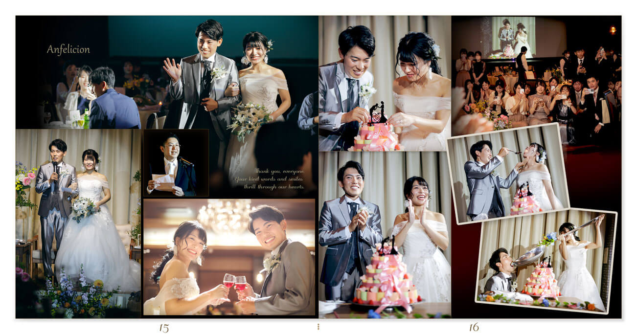 15～16ページ ガーデンベルズ宮崎 結婚式アルバム