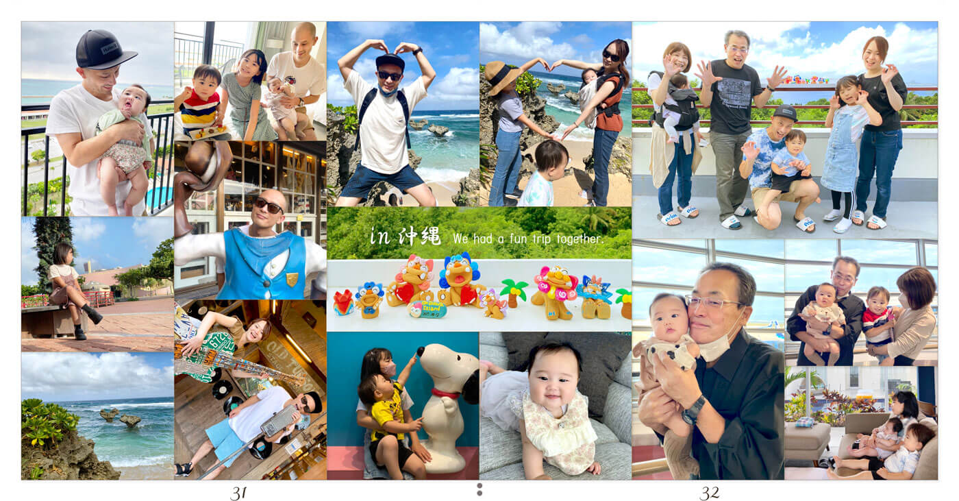 31～32ページ 沖縄 シーシェルブルー 結婚式アルバム