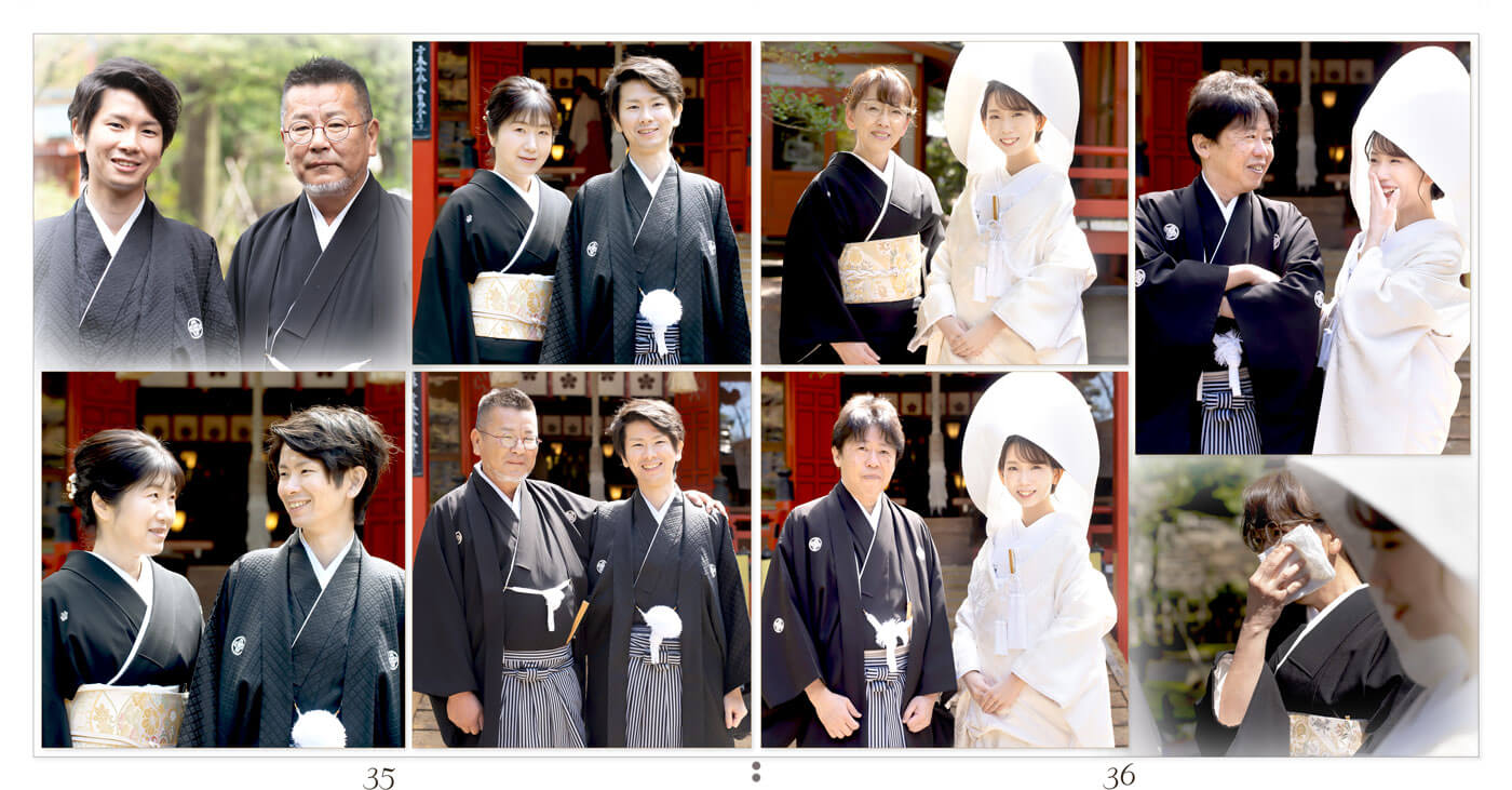 35～36ページ 金澤神社 披露宴アルバム