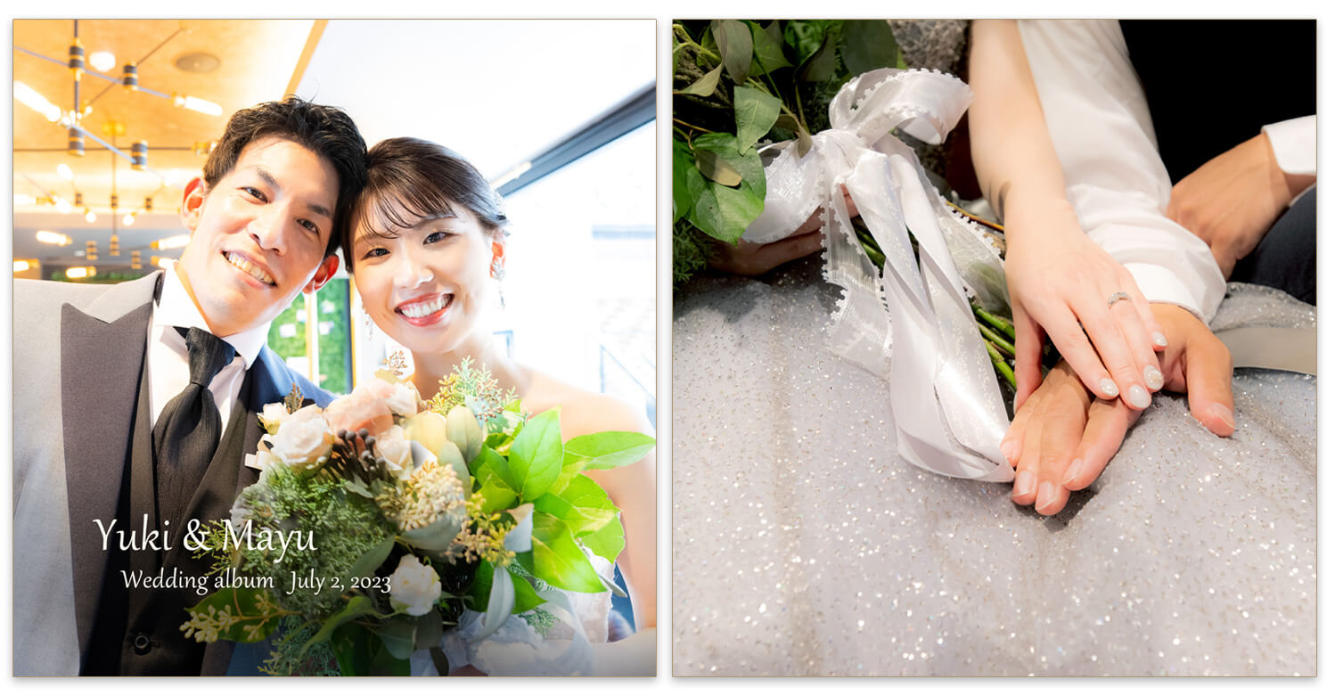 ザ・トレス 常滑 結婚式アルバム 表紙