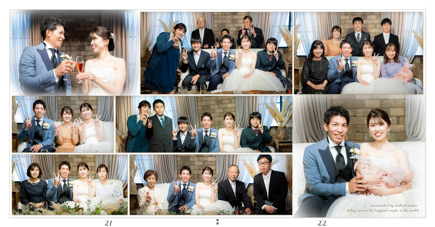 21～22ページ ザ・トレス 常滑 結婚式アルバム