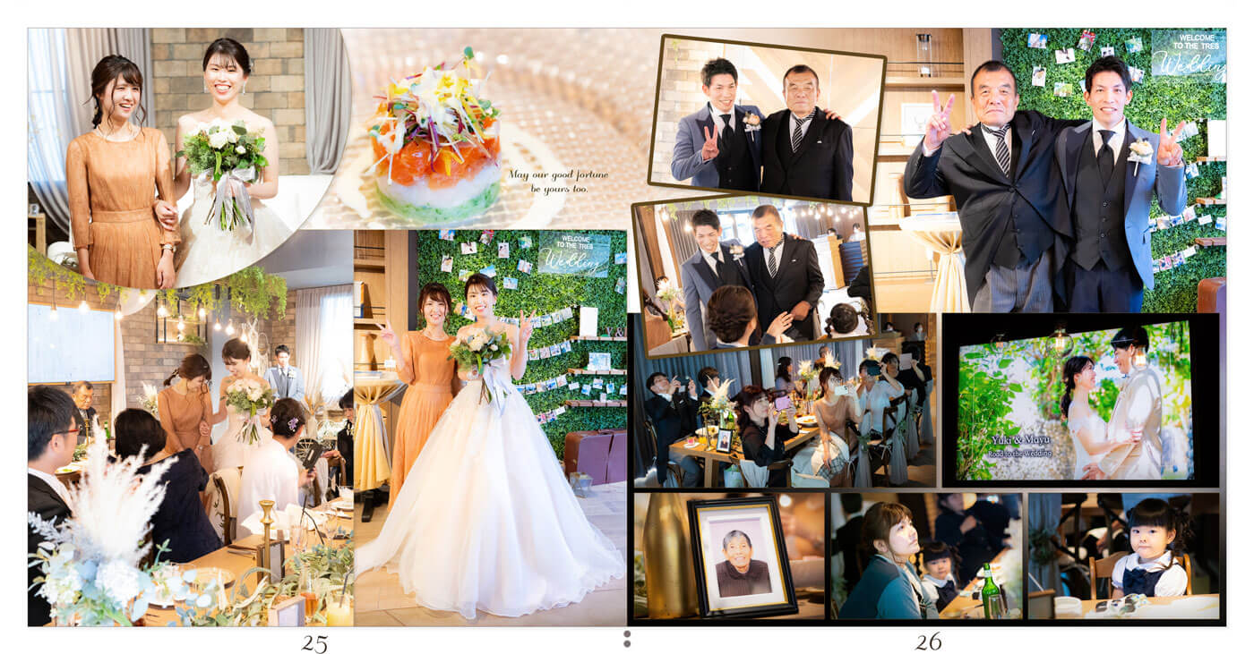 25～26ページ ザ・トレス 常滑 結婚式アルバム