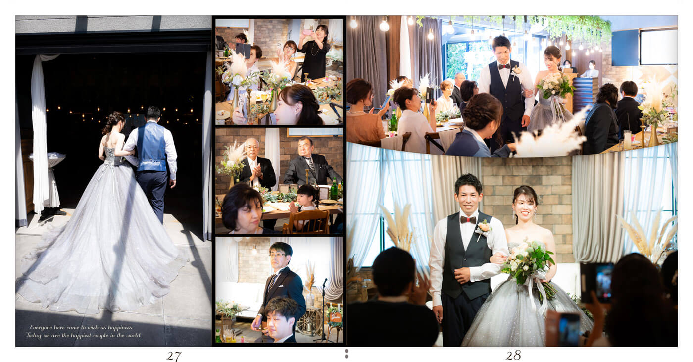 27～28ページ ザ・トレス 常滑 結婚式アルバム