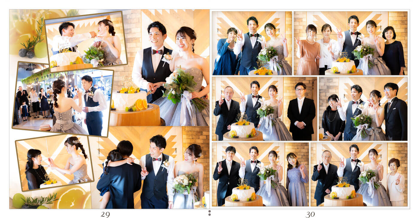 29～30ページ ザ・トレス 常滑 結婚式アルバム