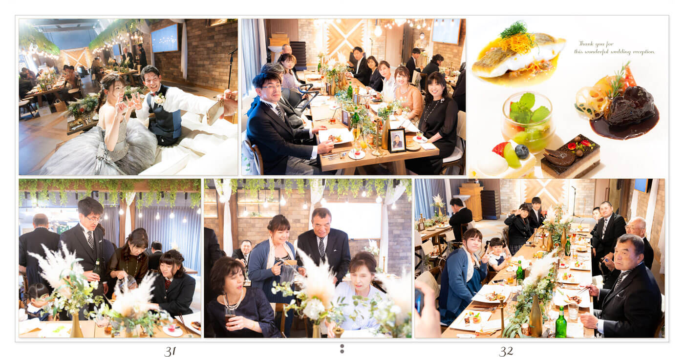 31～32ページ ザ・トレス 常滑 結婚式アルバム