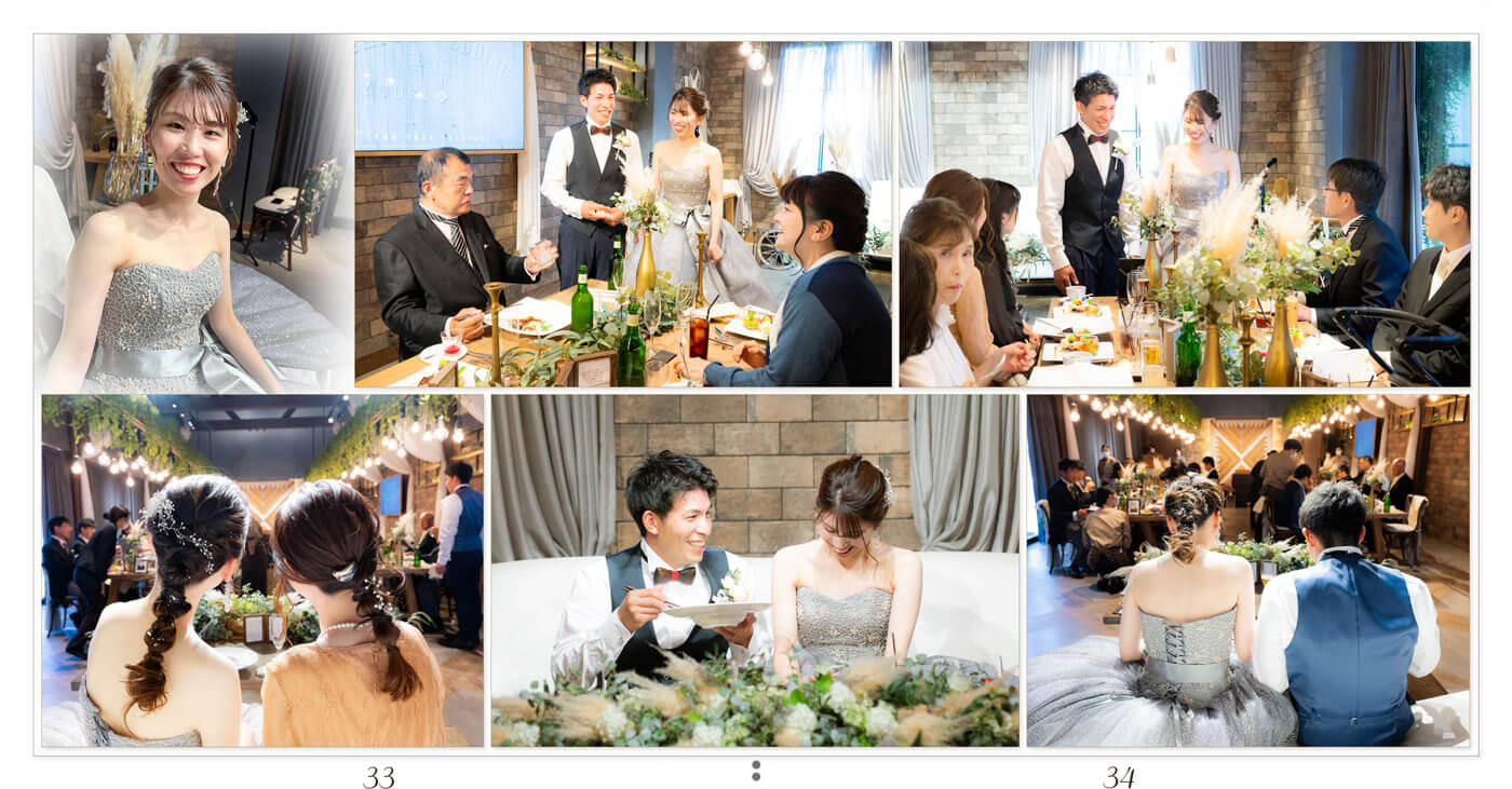 33～34ページ ザ・トレス 常滑 結婚式アルバム