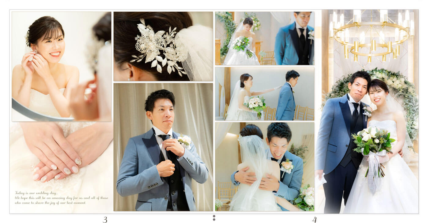 3～4ページ ザ・トレス 常滑 結婚式アルバム