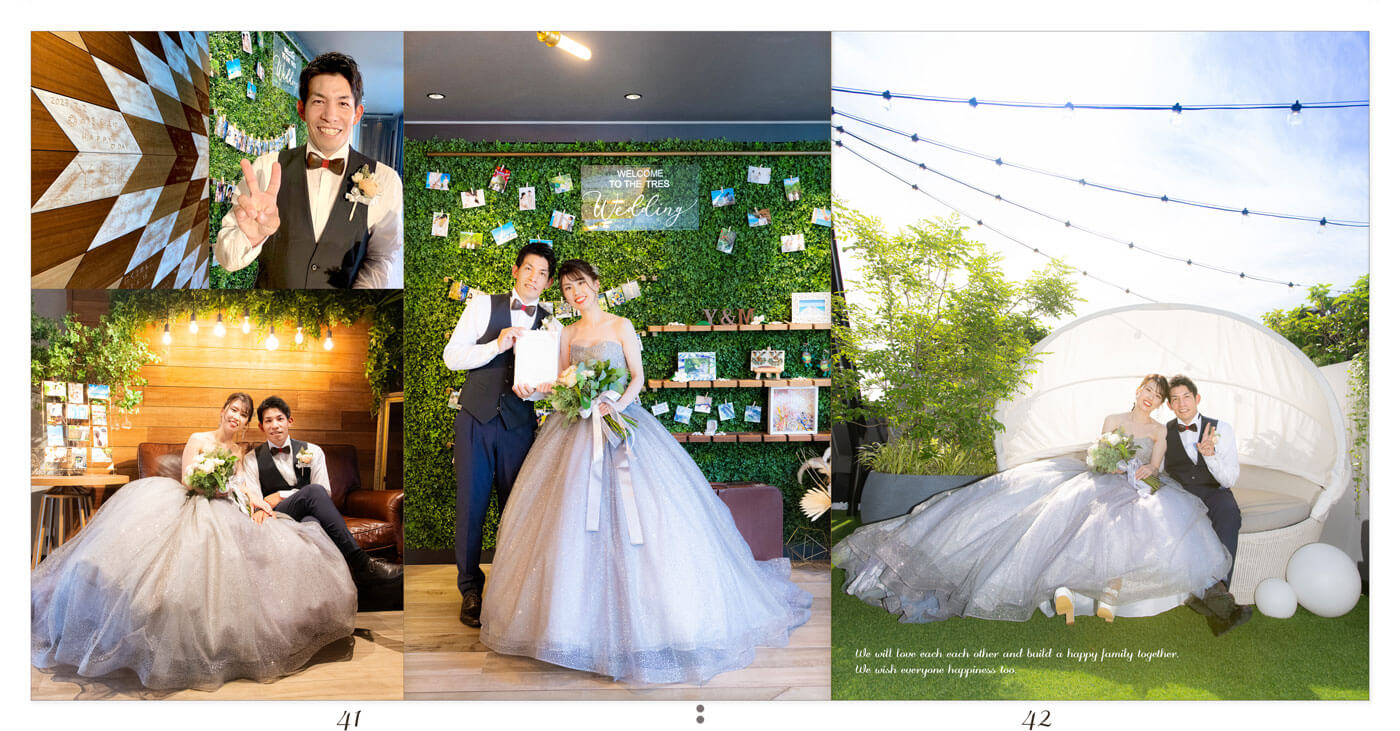 41～42ページ ザ・トレス 常滑 結婚式アルバム