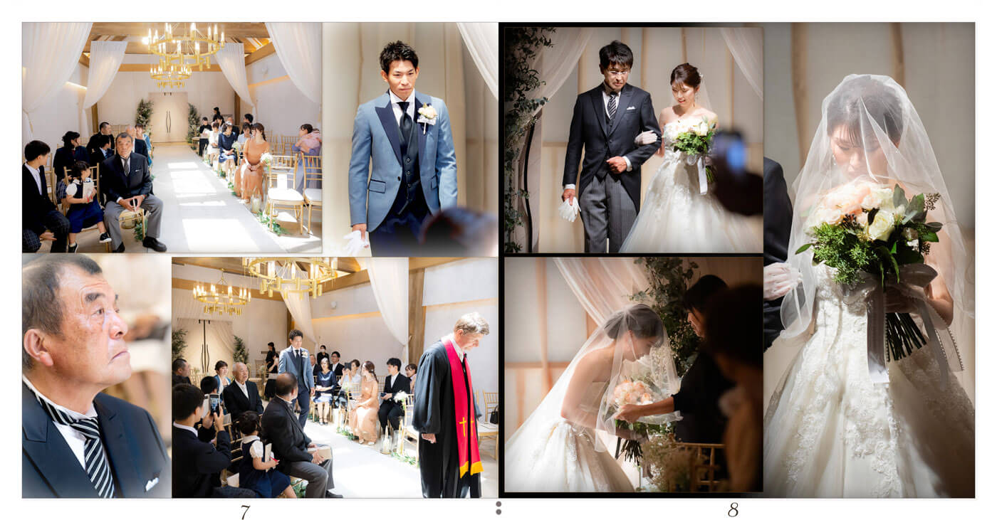 7～8ページ ザ・トレス 常滑 結婚式アルバム