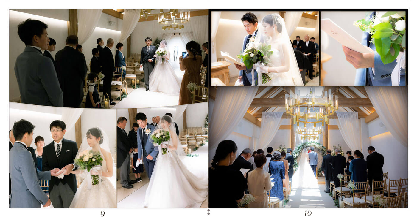 9～10ページ ザ・トレス 常滑 結婚式アルバム