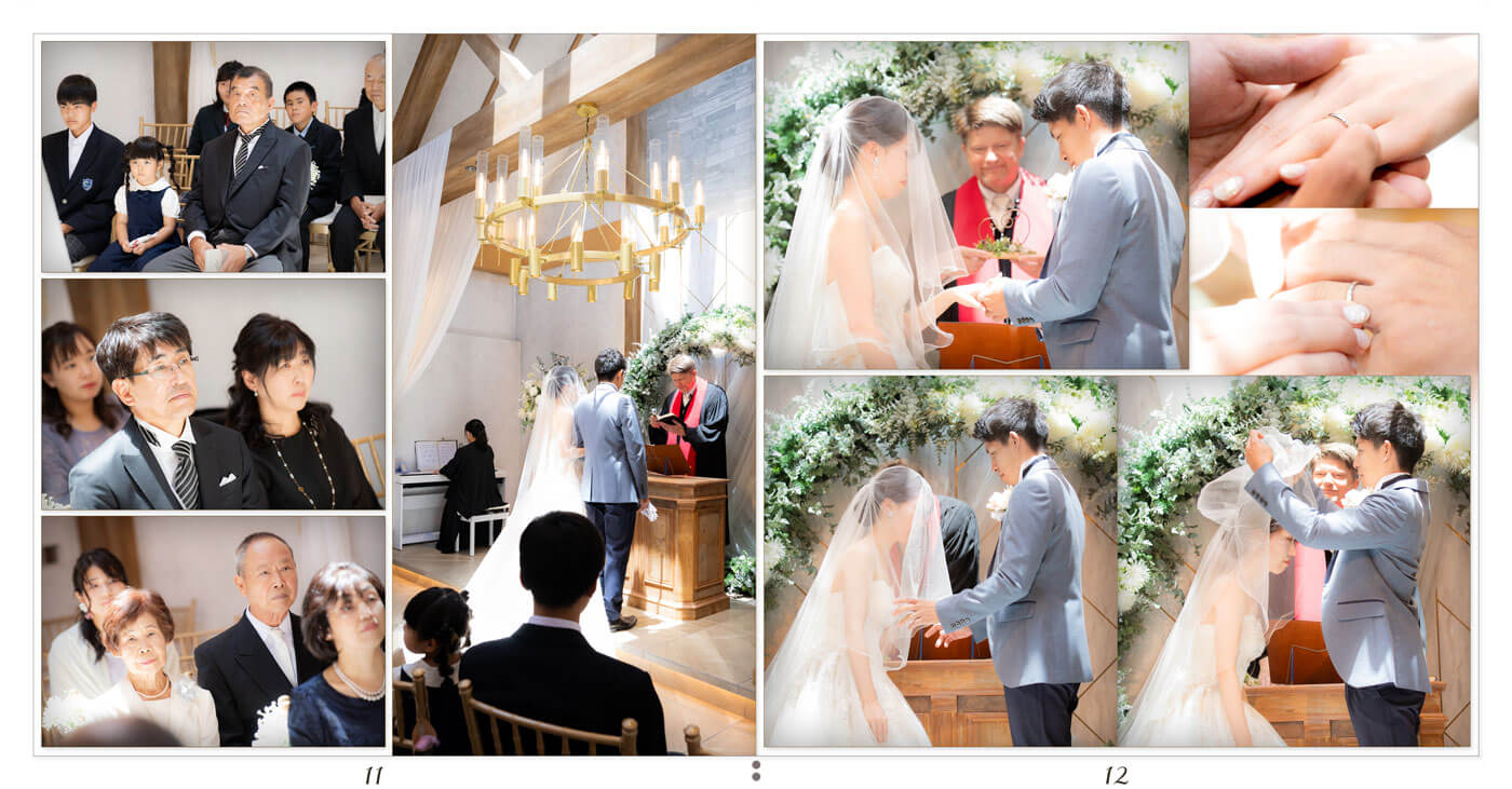 11～12ページ ザ・トレス 常滑 結婚式アルバム