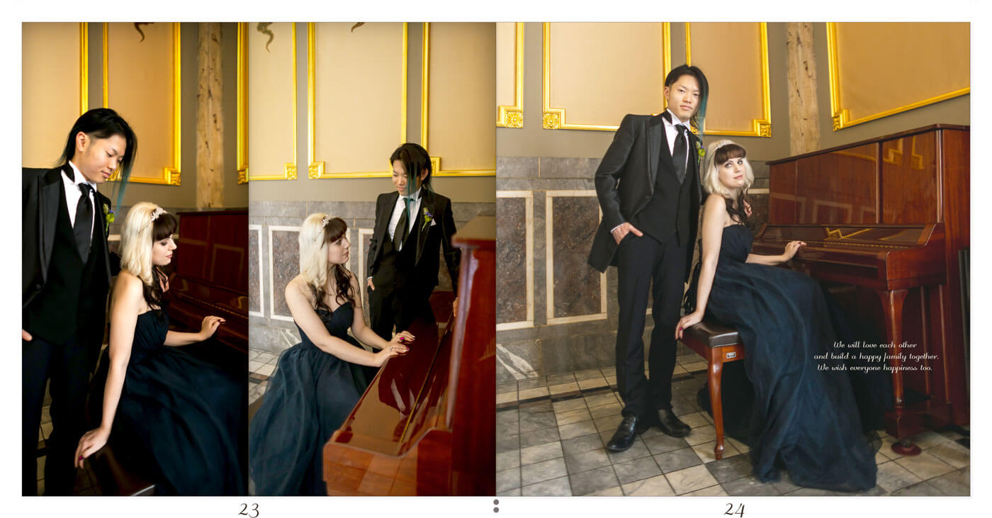 23～24ページ 大阪市中央公会堂 フォトウェディングアルバム