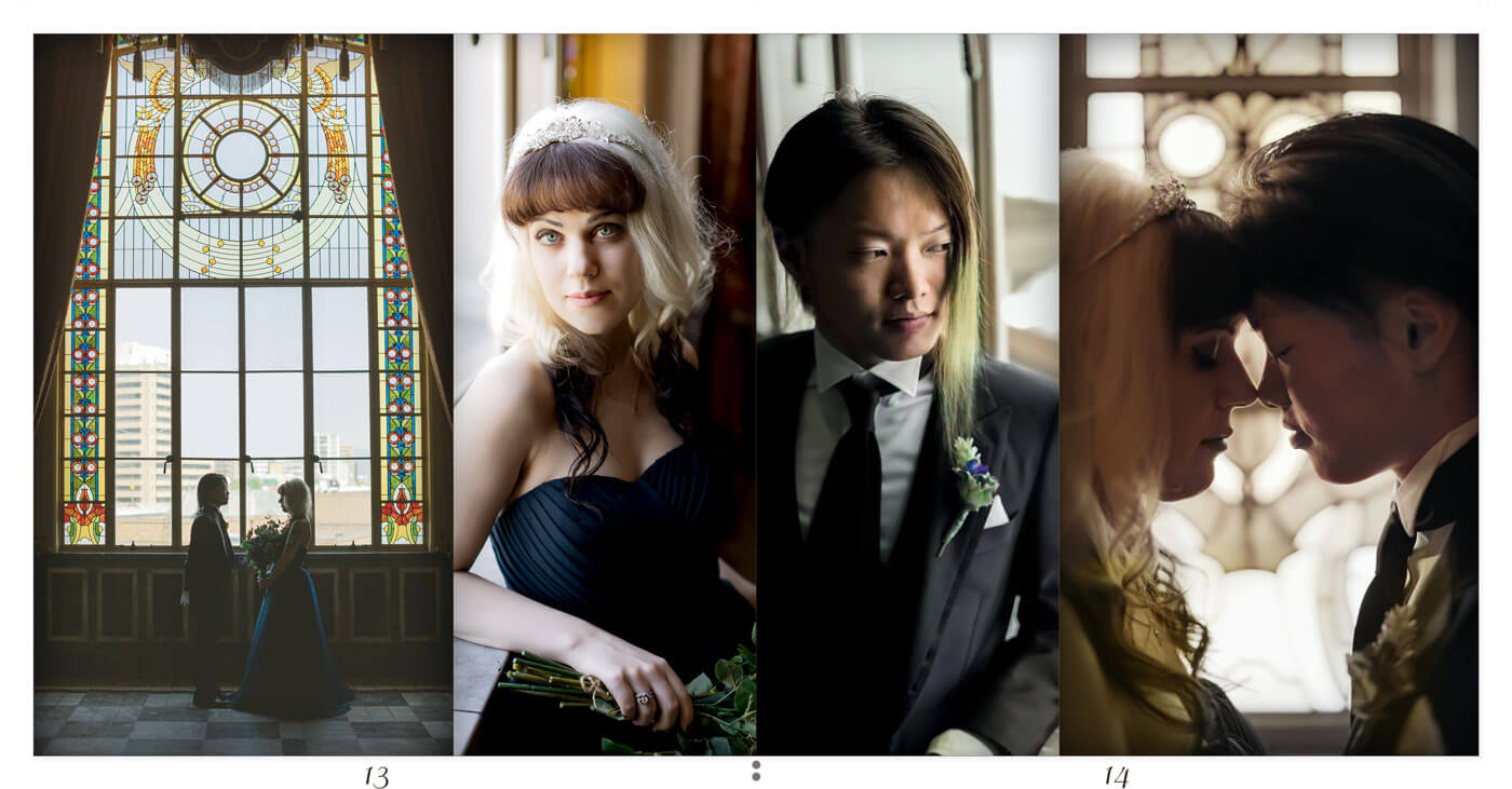 13～14ページ 大阪市中央公会堂 フォトウェディングアルバム