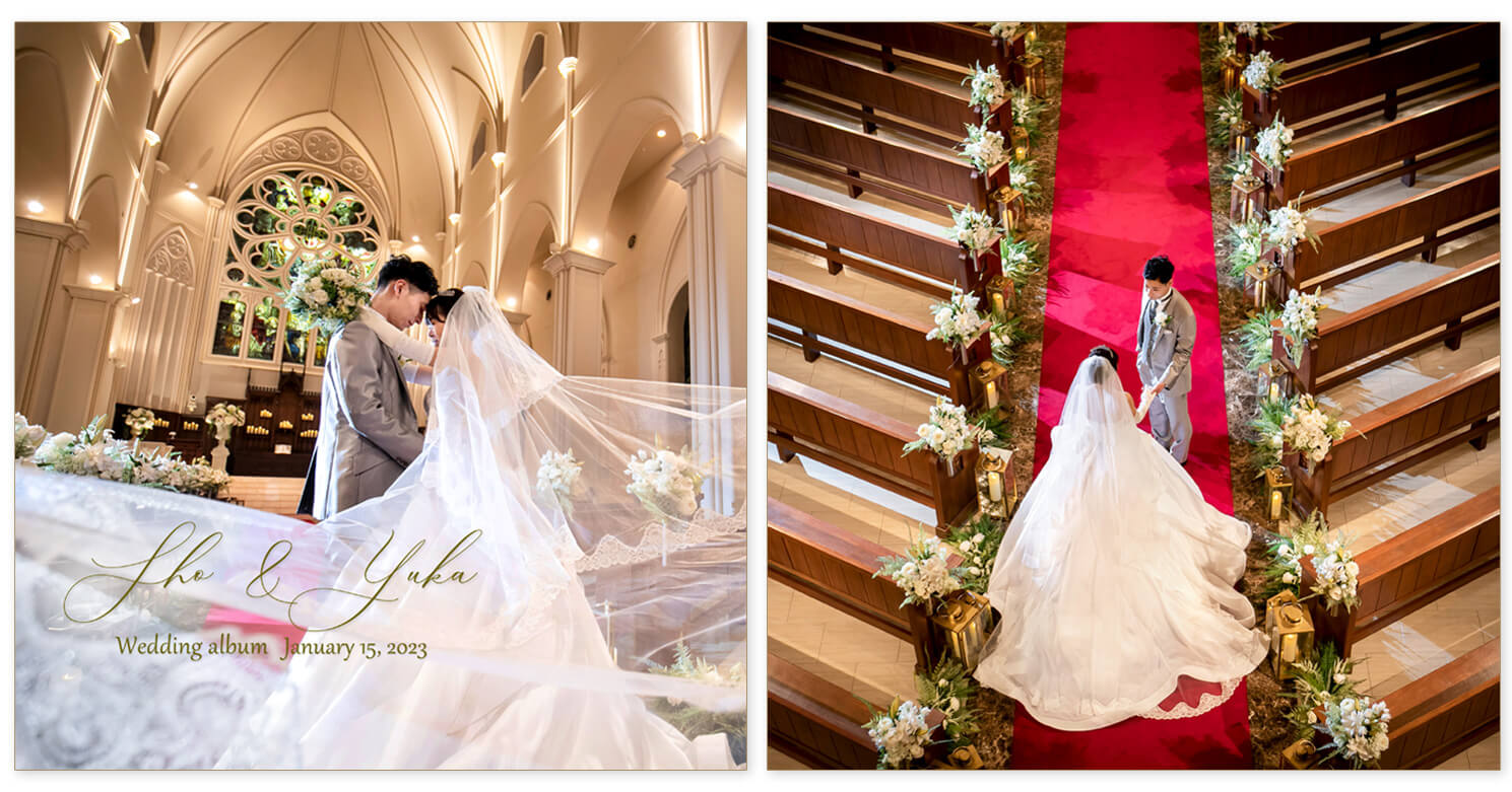 アートグレイス ウェディングシャトー 結婚式アルバム 表紙