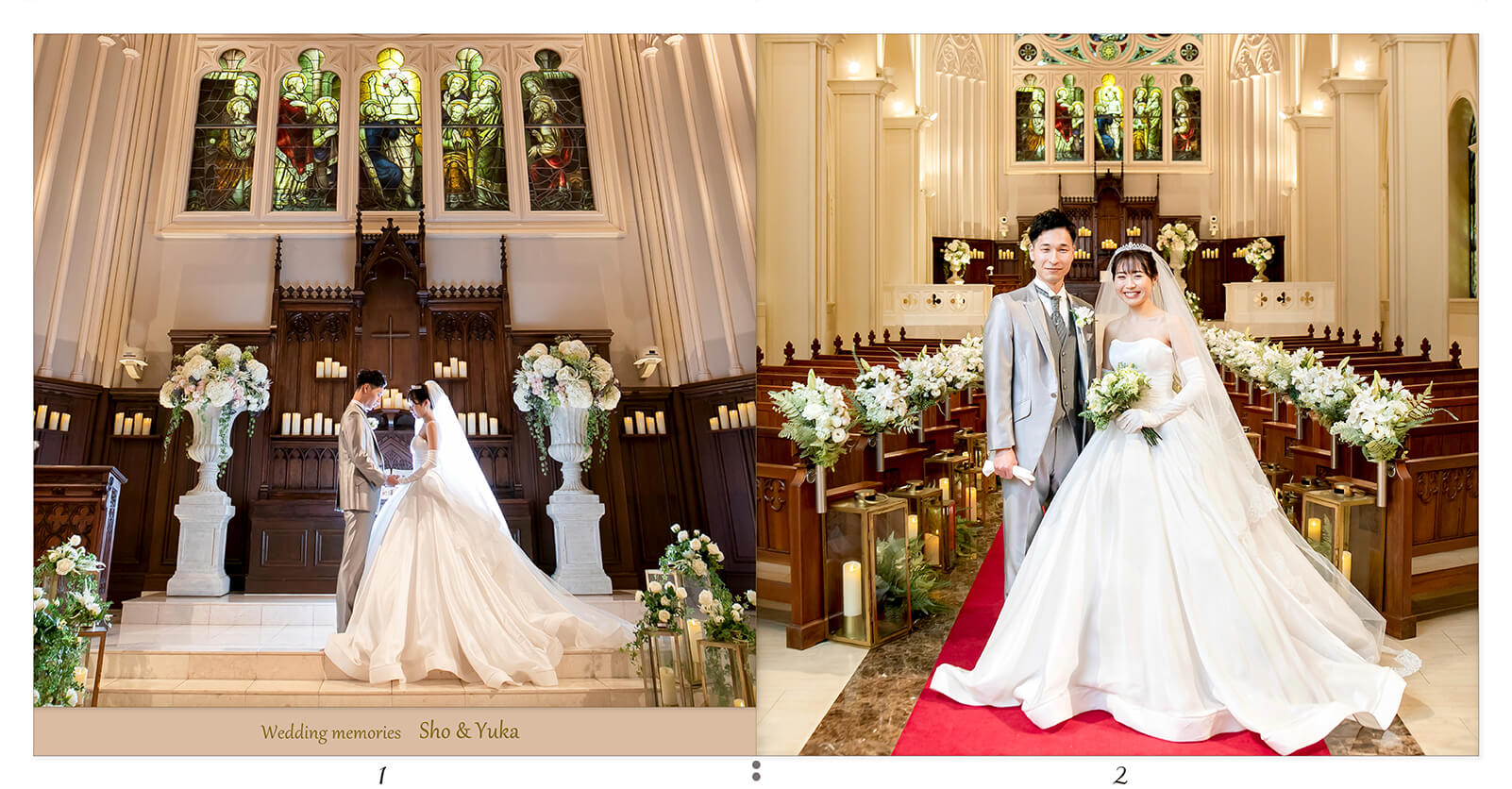 1～2ページ アートグレイス ウェディングシャトー 結婚式アルバム