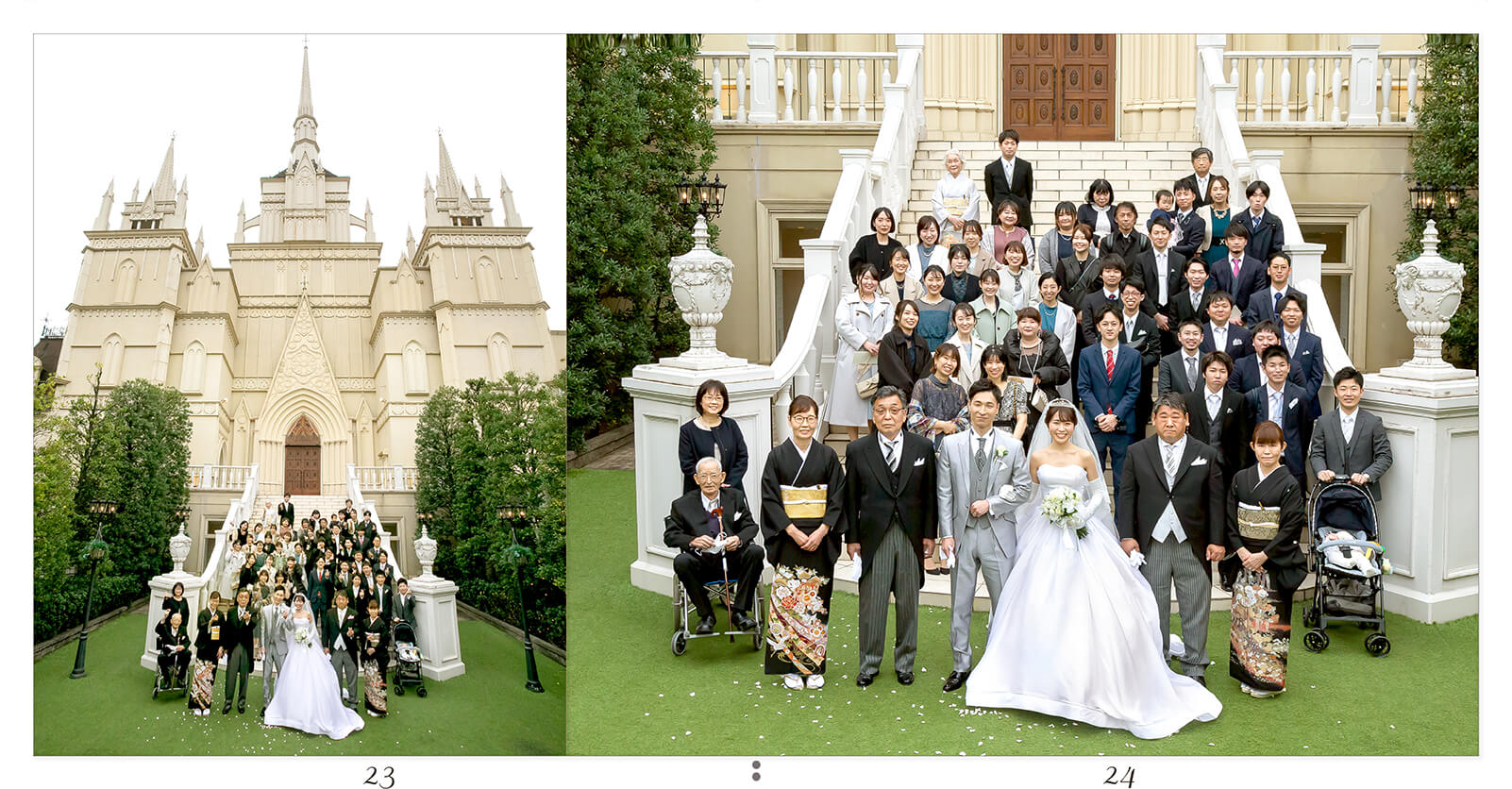 23～24ページ アートグレイス ウェディングシャトー 結婚式アルバム