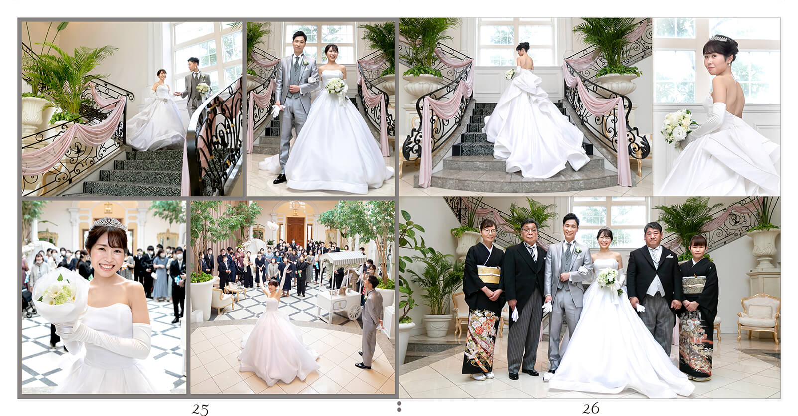 25～26ページ アートグレイス ウェディングシャトー 結婚式アルバム