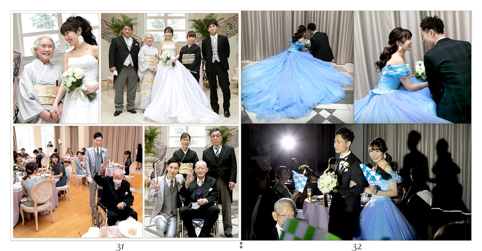 31～32ページ アートグレイス ウェディングシャトー 結婚式アルバム