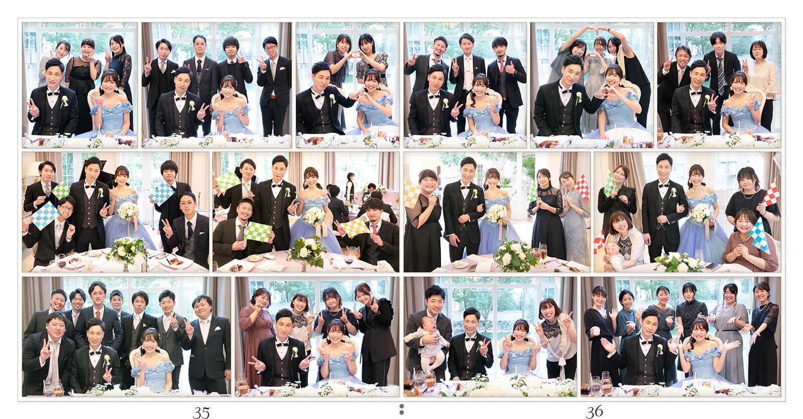 35～36ページ アートグレイス ウェディングシャトー 結婚式アルバム