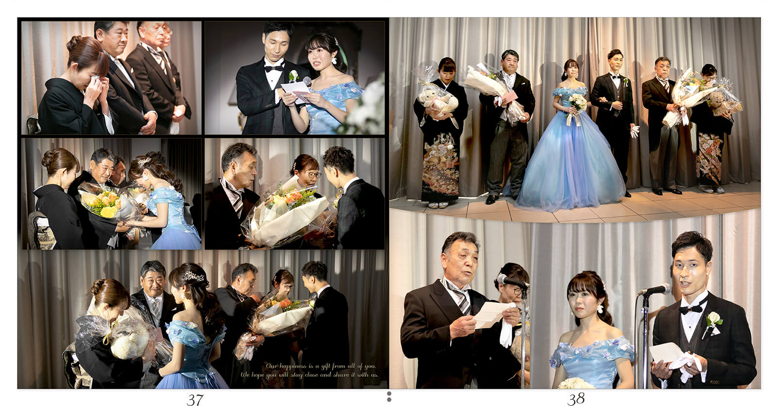 37～38ページ アートグレイス ウェディングシャトー 結婚式アルバム