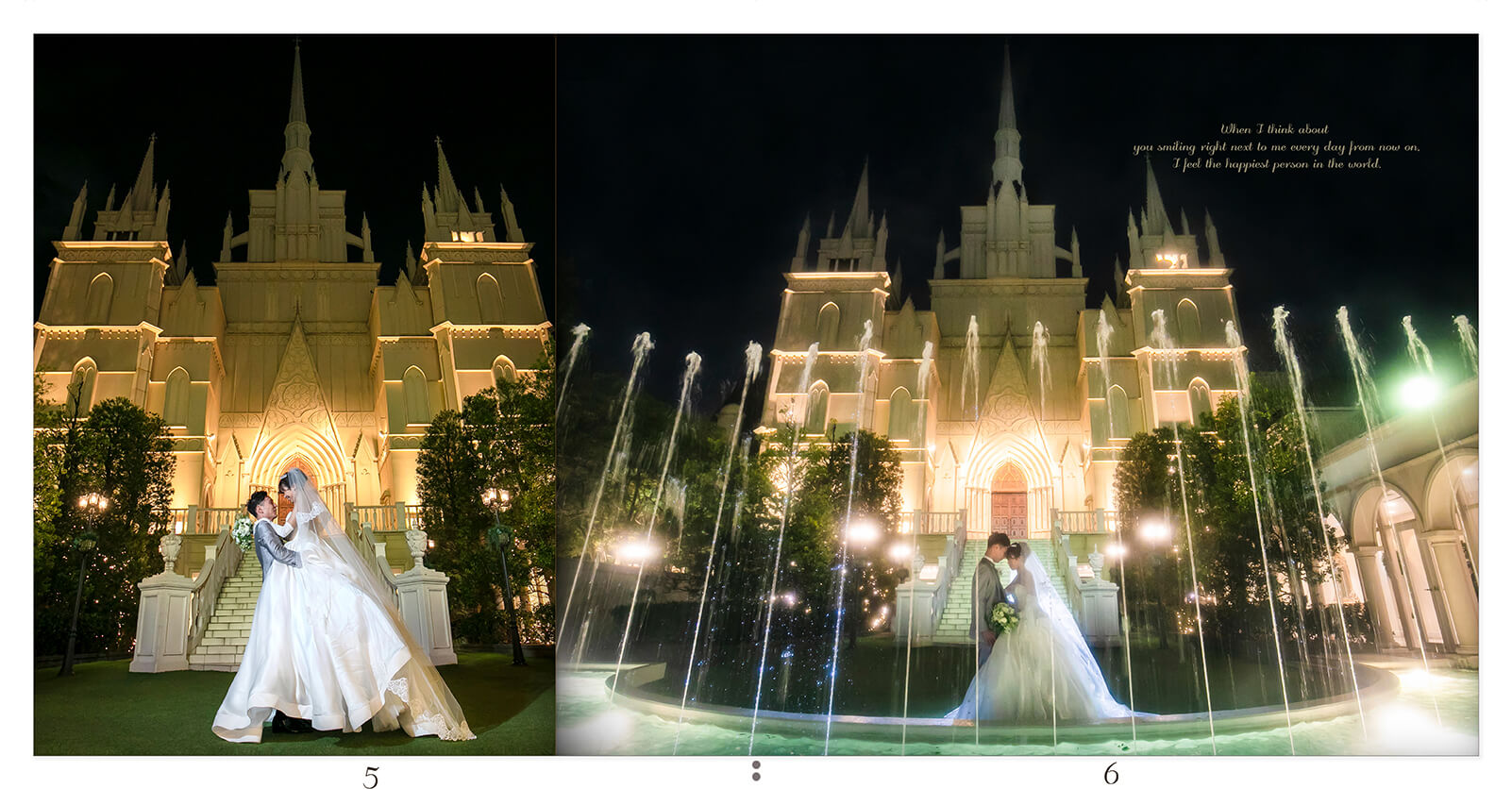 5～6ページ アートグレイス ウェディングシャトー 結婚式アルバム