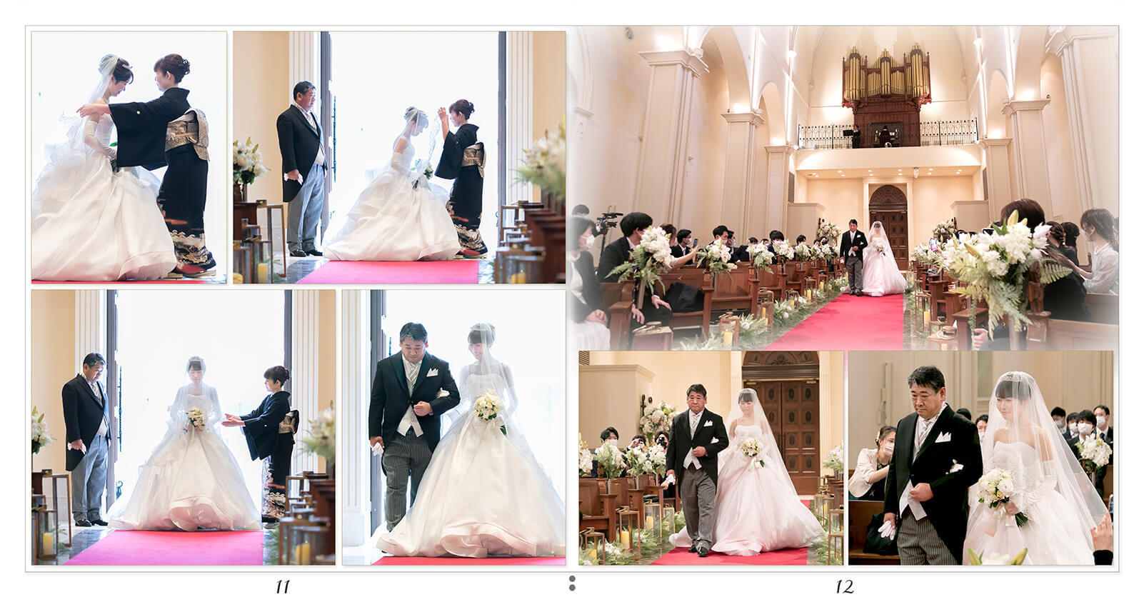 11～12ページ アートグレイス ウェディングシャトー 結婚式アルバム