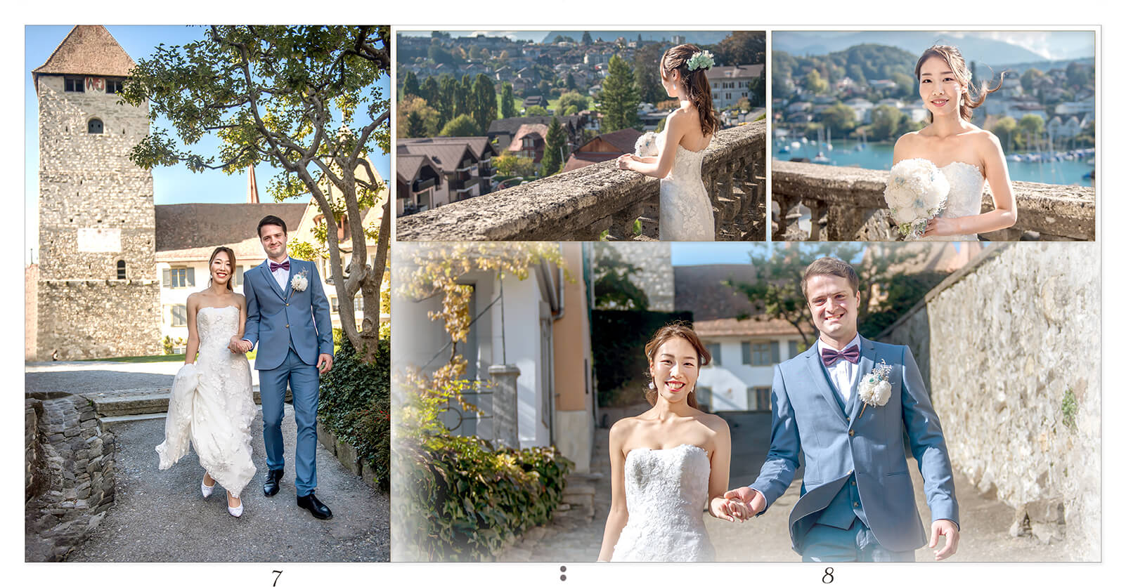 7～8ページ スイス 前撮りアルバム