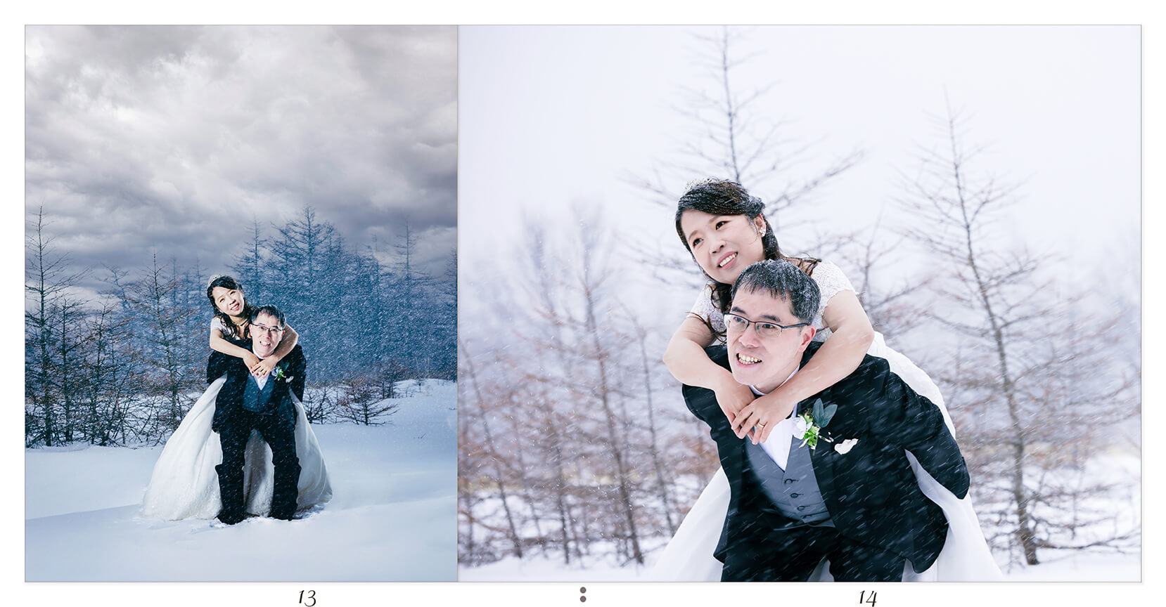 13～14ページ 高峰マウンテンパーク/ 鬼押出し園 前撮りアルバム