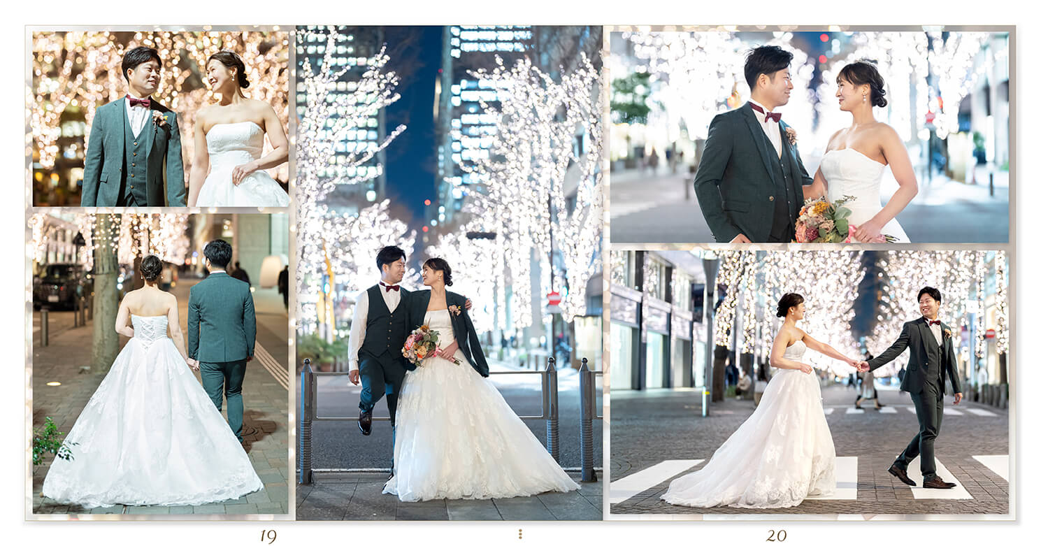 3～4ページ 
東京駅・皇居周辺 フォトウェディングアルバム