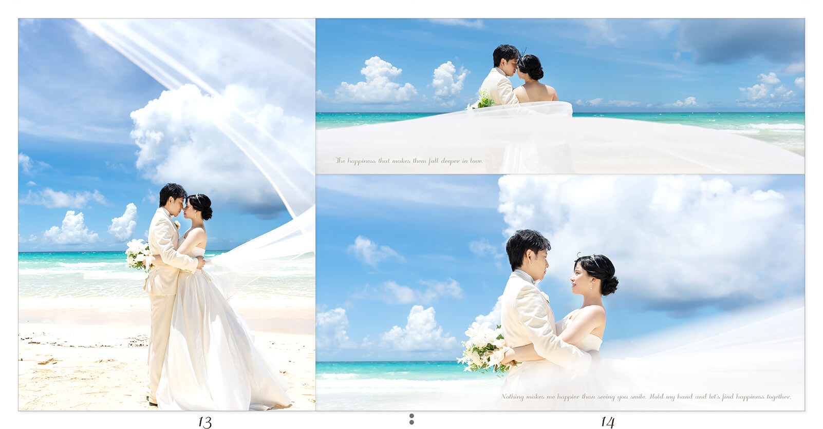13～14ページ 宮古島 フォトウェディング