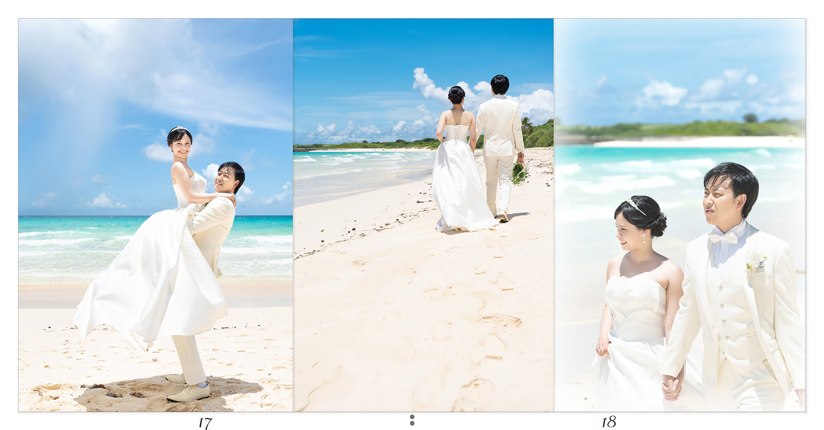 17～18ページ 宮古島 フォトウェディング