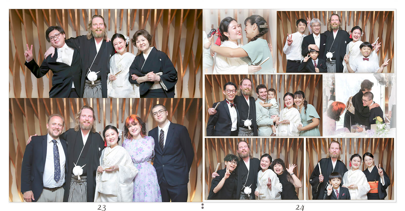 23～24ページ 京都御所西 護王神社・ANAクラウンプラザホテル京都 結婚式アルバム