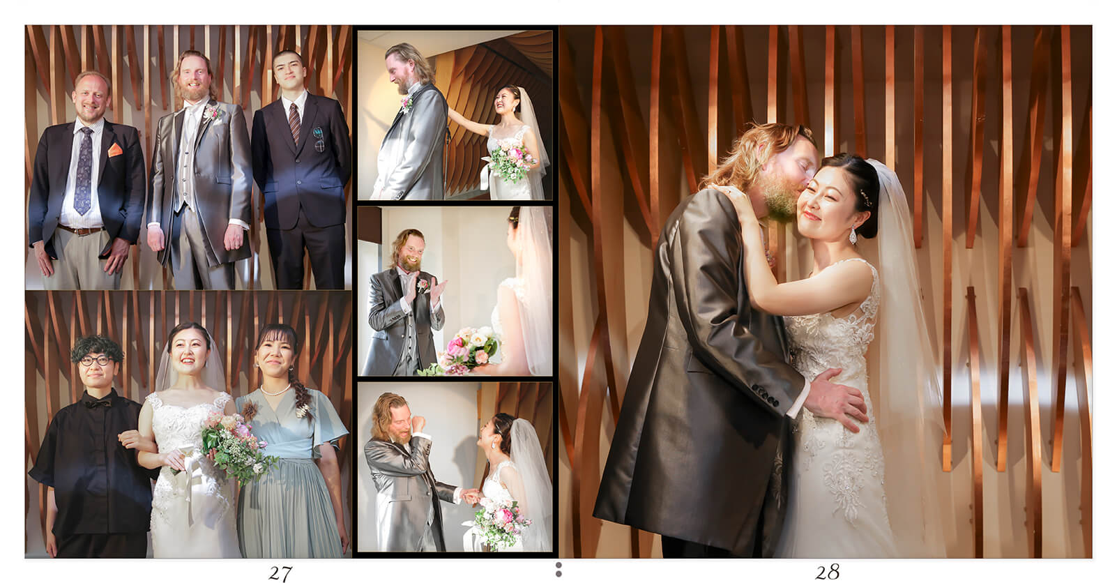 27～28ページ 京都御所西 護王神社・ANAクラウンプラザホテル京都 結婚式アルバム