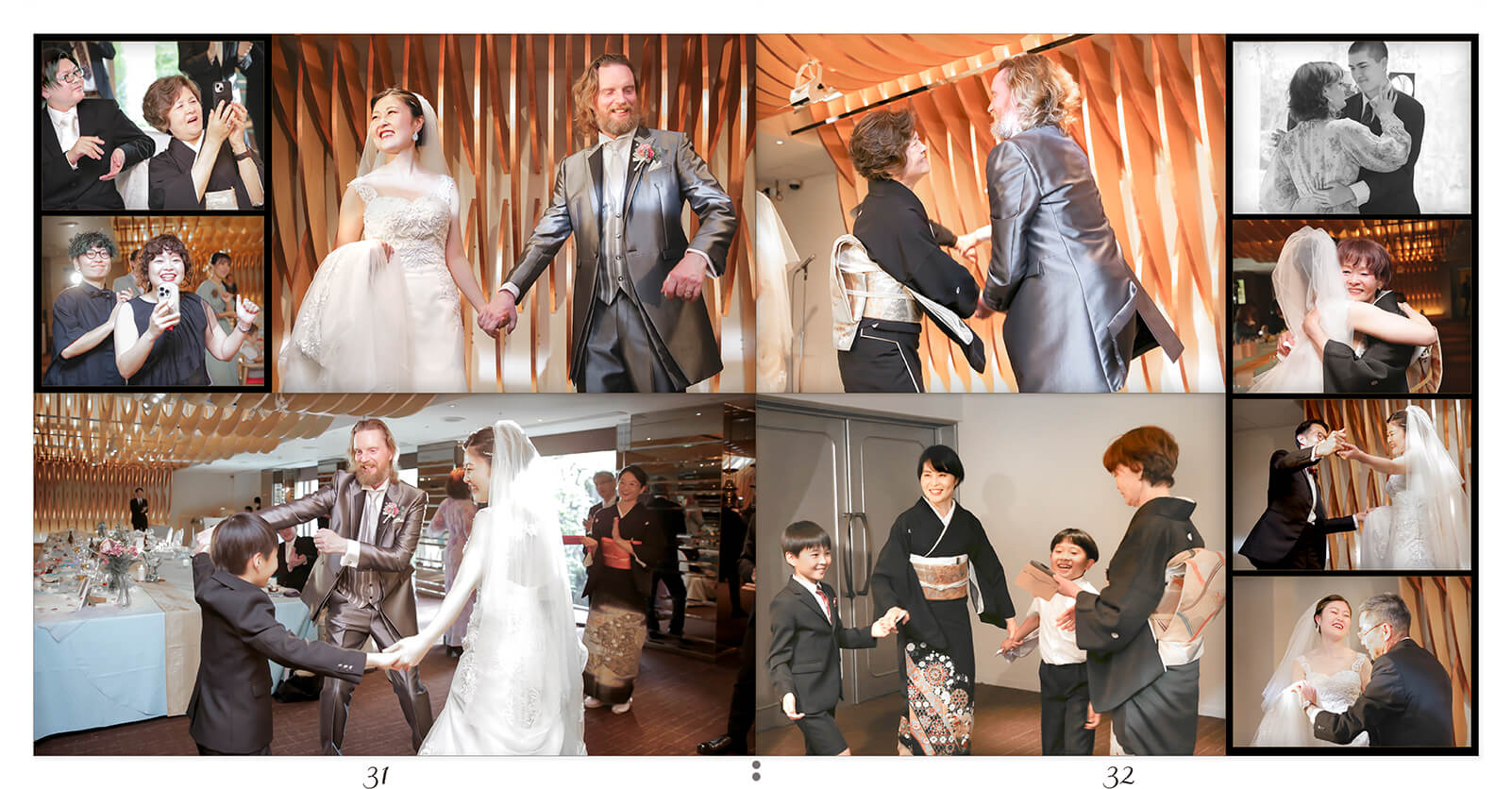 31～32ページ 京都御所西 護王神社・ANAクラウンプラザホテル京都 結婚式アルバム