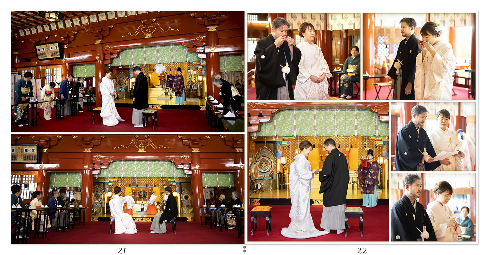 21～22ページ 神田明神 結婚アルバム