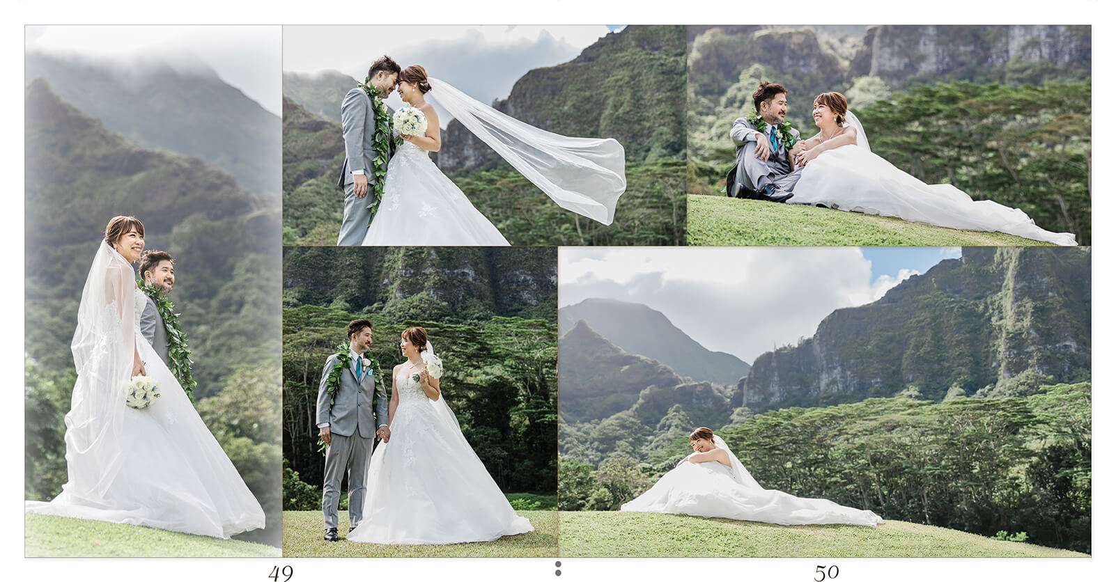 49～50ページ ハワイ 結婚披露宴アルバム